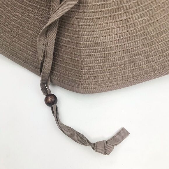 Swim Zip Taupe Canvas 4.5” brim Sun Protection Outdoor Performance Hat - Picture 10 of 16